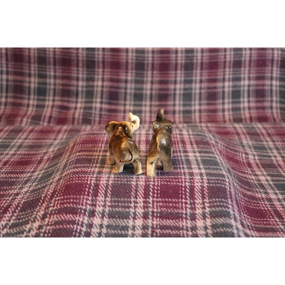 Vintage Japan Elephant Ceramic Figurines Lot of Two - Picture 8 of 12